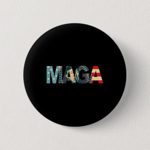2020 Vintages Geschenk für die Maga American Flag  Button