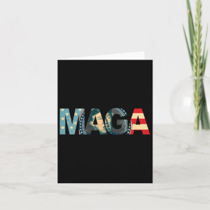 2020 Vintages Geschenk für die Maga American Flag Karte