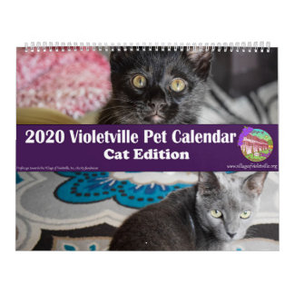 2020 Violetville Pet Calendar ~ Cat Edition Kalender