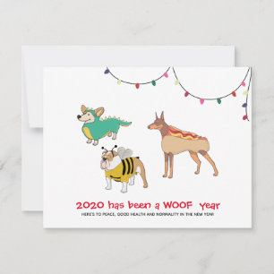2020 war ein WOOF Year Funny Dogs Holidays