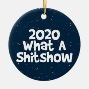 2020 Was für eine Shitshow, Toilettenpapier Keramik Ornament