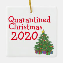 2020 Weihnachtsbaumverzierung in Quarantäne