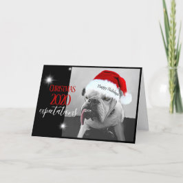 2020 Weihnachtserwartungen, Huey in Weihnachtsmann Feiertagskarte
