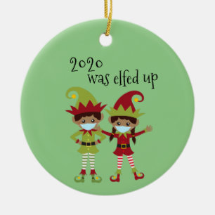 2020 wurde die ethnische Bezeichnung von Elf-Elfen Keramik Ornament