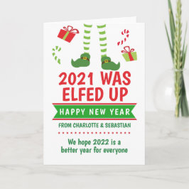 2020 wurde glückliches neues Jahr aufgegeben Feiertagskarte