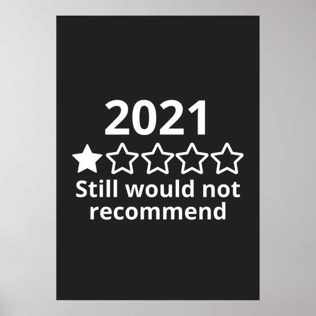 2021 (2)2021 Ein-Sterne-Bewertung Poster (Vorne)