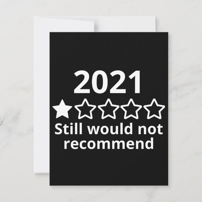 2021 (2)2021 Ein-Sterne-Bewertung Save The Date (Vorderseite)