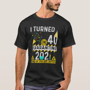 2021 40. Geburtstag T-Shirt F