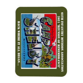 2021, 65. WIEDERSEHEN, 3 Zoll x 4 Zoll, flexibles  Magnet