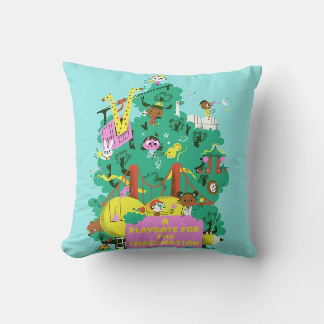 2021 BAICFF FESTIVAL POSTER THROW PILLOW KISSEN (Vorderseite)