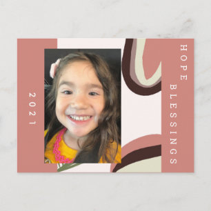 2021 Bio Formen Botanisches Foto Postkarte