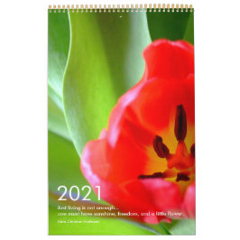 2021 Blume Nah-up Kalender