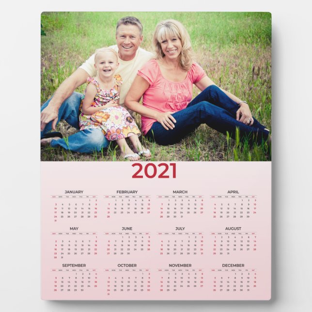 2021 Calendar Fotoplatte (Vorderseite)