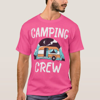 2021 Camping Crew Family Camper Road Trip Matching T-Shirt