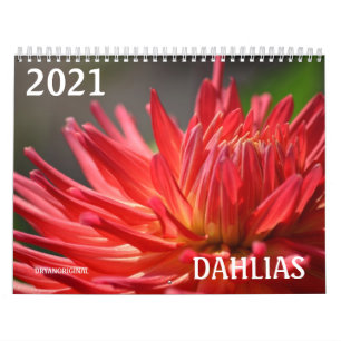 2021 DAHLIA CALENDAR - DRYANORIGINALER KALENDER