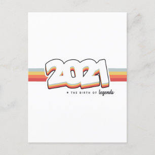 2021 Die Geburt der Legenden Postkarte