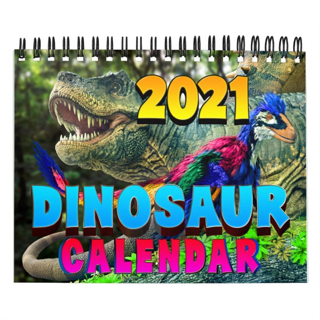 2021 DINOSAUR WELTKALENDER: Kinderkalender Kalender (Titelbild)