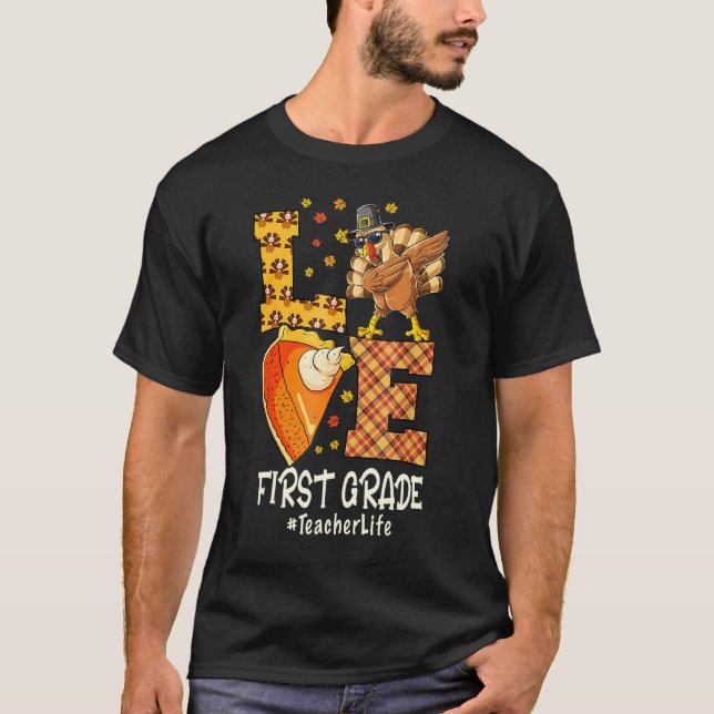 2021 Erntedank Liebe 1. Klasse Türkei Herbstausfal T-Shirt (Vorderseite)