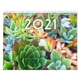 2021 Farbenfrohe Pflanze Garten Kalender