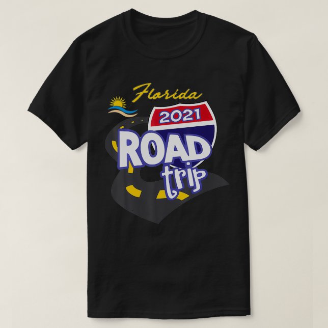 2021 Florida Road Trip  T-Shirt (Design vorne)