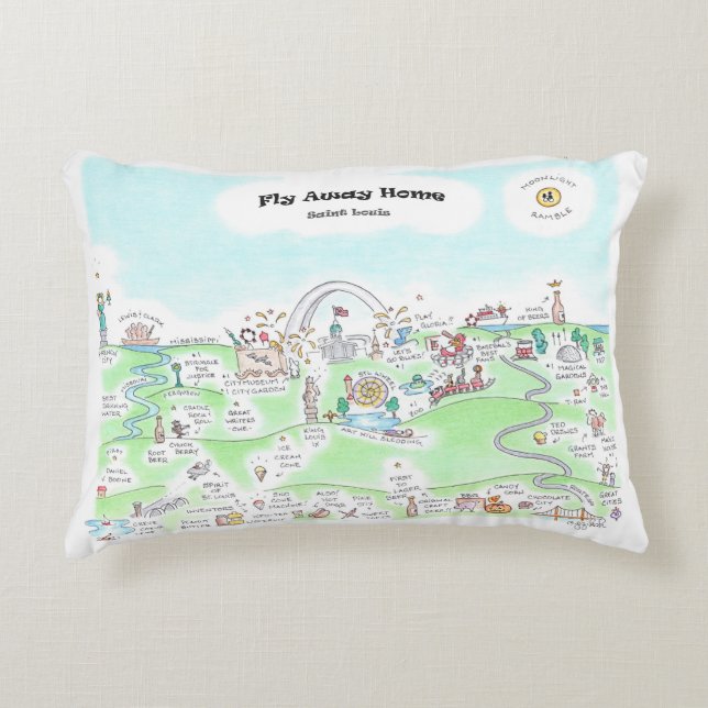 2021 Fly Away Zuhause Pillow Dekokissen (Vorderseite)