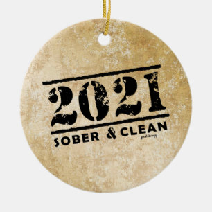 2021 Förderung von nüchterner und sauberer Erhol Keramik Ornament