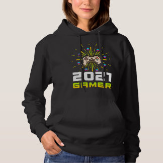 2021 Gamer Play Computer Video Games 2021 Firework Hoodie