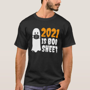 2021 ist Bootschild Halloween Maskengespenst T-Shirt