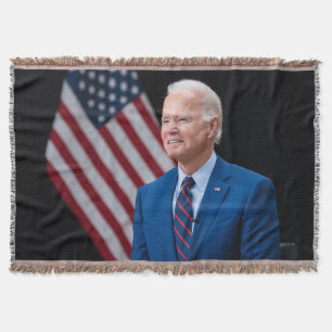 2021 Joe Biden US-Präsident Portrait Decke