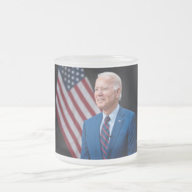 2021 Joe Biden US-Präsident Portrait Mattglastasse (Mittel)