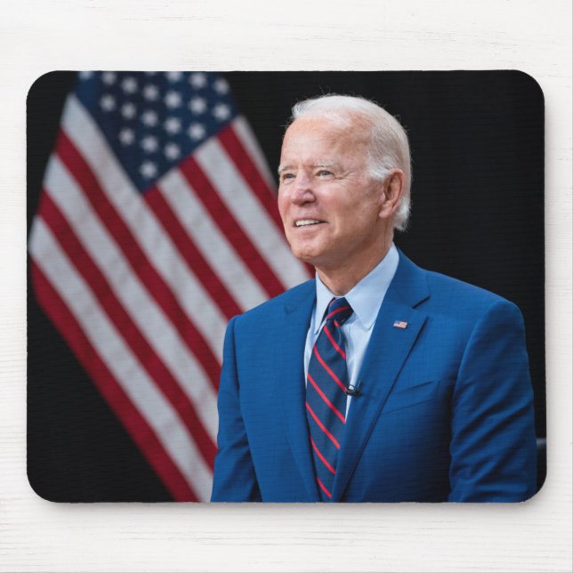 2021 Joe Biden US-Präsident Portrait Mousepad (Vorne)