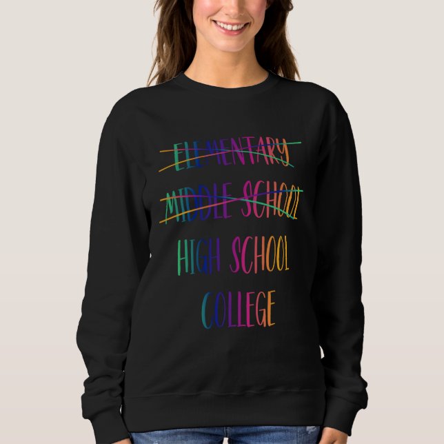 2021 Junior High Graduation Middle School 8th Grad Sweatshirt (Vorderseite)