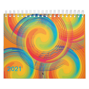 2021 Kalender - Farben