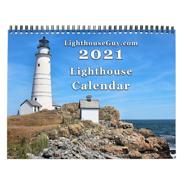 2021 LighthouseGuy.com Leuchtturmkalender Kalender (Titelbild)