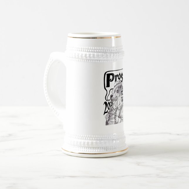 2021 Manktoberfest Stein Bierglas (Vorderseite Links)