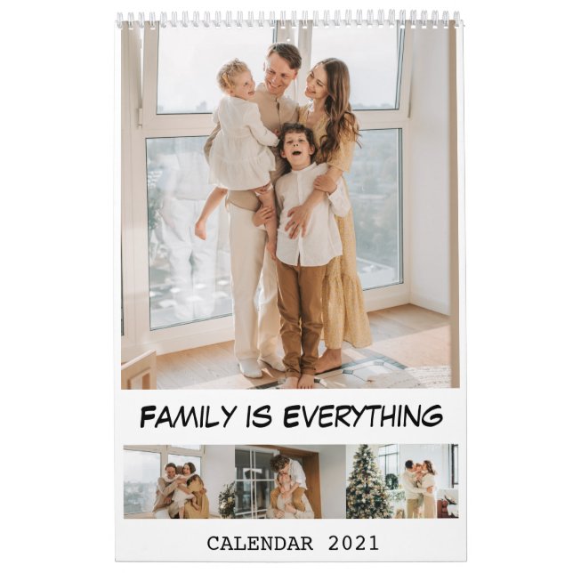 2021 Moderne Foto-Familie ist alles Kalender (Titelbild)