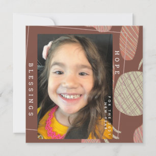 2021 Neue Jahre Bio Formen Karte