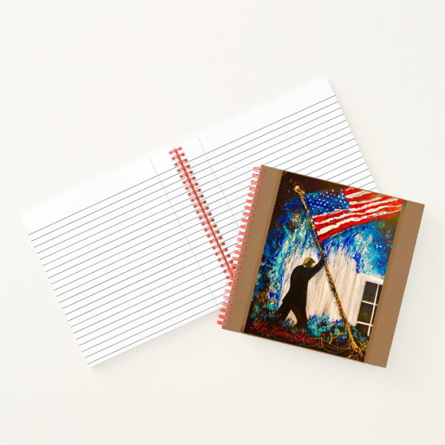 2021 Präsident Trump-Notebook Notizbuch (Innenseite)