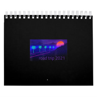 2021 Road Trip Travel Souvenir Camper Wandern Kalender