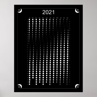 2021 - Schwarzmondkalender Poster
