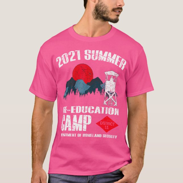 2021 Sommer-Umschulungslager Militärische Wiederer T-Shirt (Vorderseite)