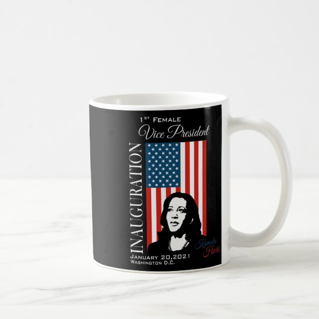 2021 Souvenir First Female Vp Harris Biden Kaffeetasse (Rechts)