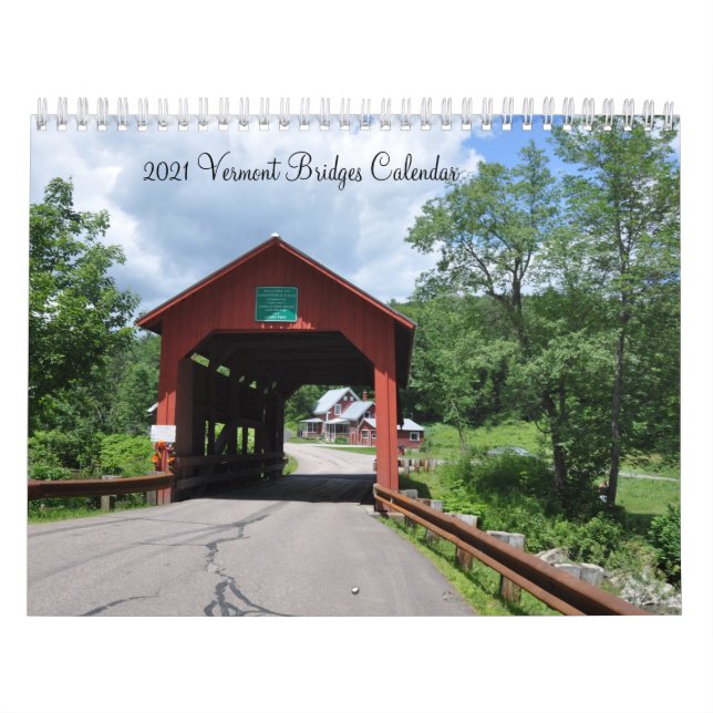 2021 Vermont Bridges Kalender (Titelbild)