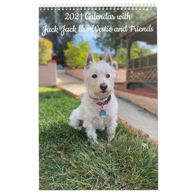 2021 Westie and Hogs Calendar Kalender (Titelbild)