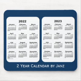 2022-2023 Police Box Blue 2 Year Calendar by Janz Mousepad