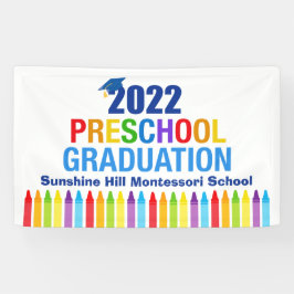 2022 Abschluss Custom Crayon School Banner