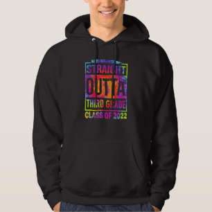 2022 Abschluss Tiedye Straight Outta 3 Rd Third G Hoodie
