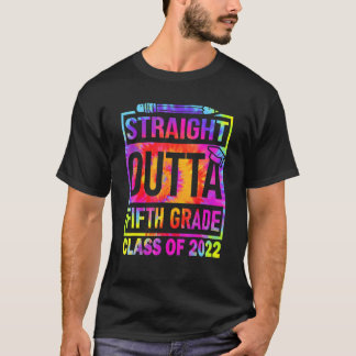 2022 Abschluss Tiedye Straight Outta 5. T-Shirt