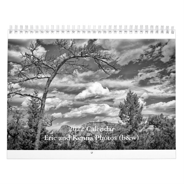 2022 Calendar, Eric and Kenna Fotos, b&w Kalender (Titelbild)