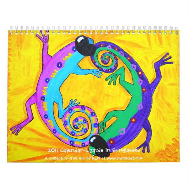 2022 Calendar~Lizards in Sonnenbrille Kalender (Titelbild)